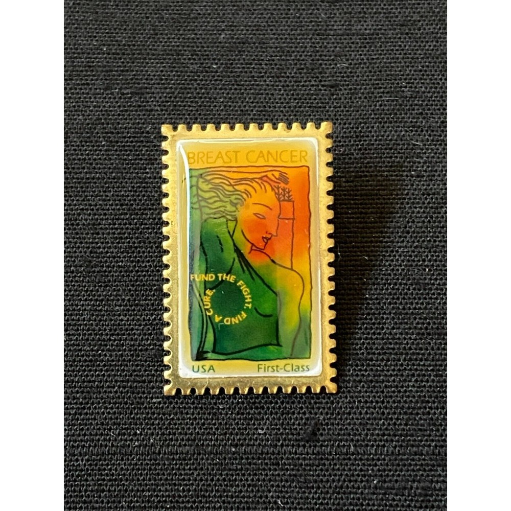 1999 U.S. Postal Service Breast Cancer Stamp Commemorative Pin